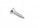 Schroef / Parker kruiskop RVS M2 x 8,0mm met platte kop